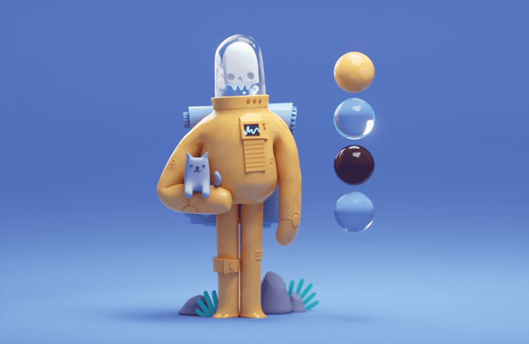 Blender软件界面截图